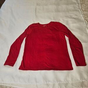 Lands' End Crew Neck Long sleeve t-shirt women's medium